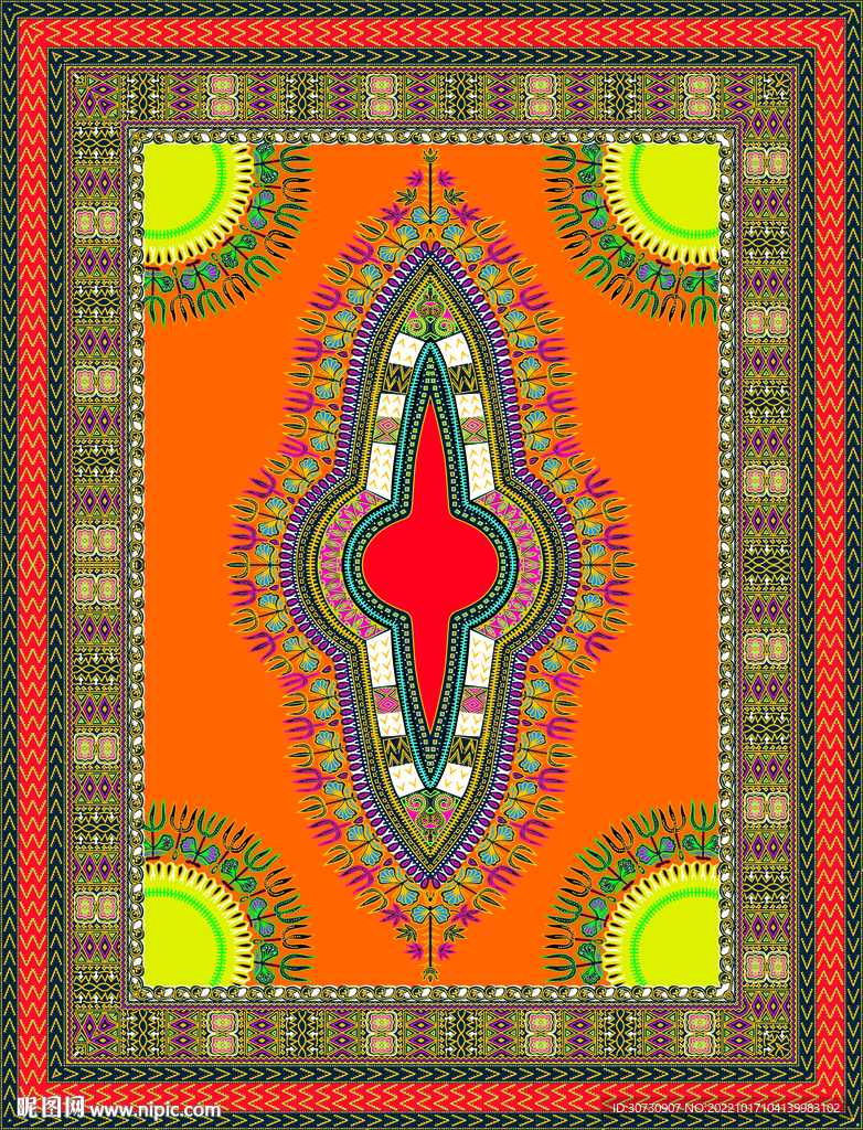 民族风定位腰果