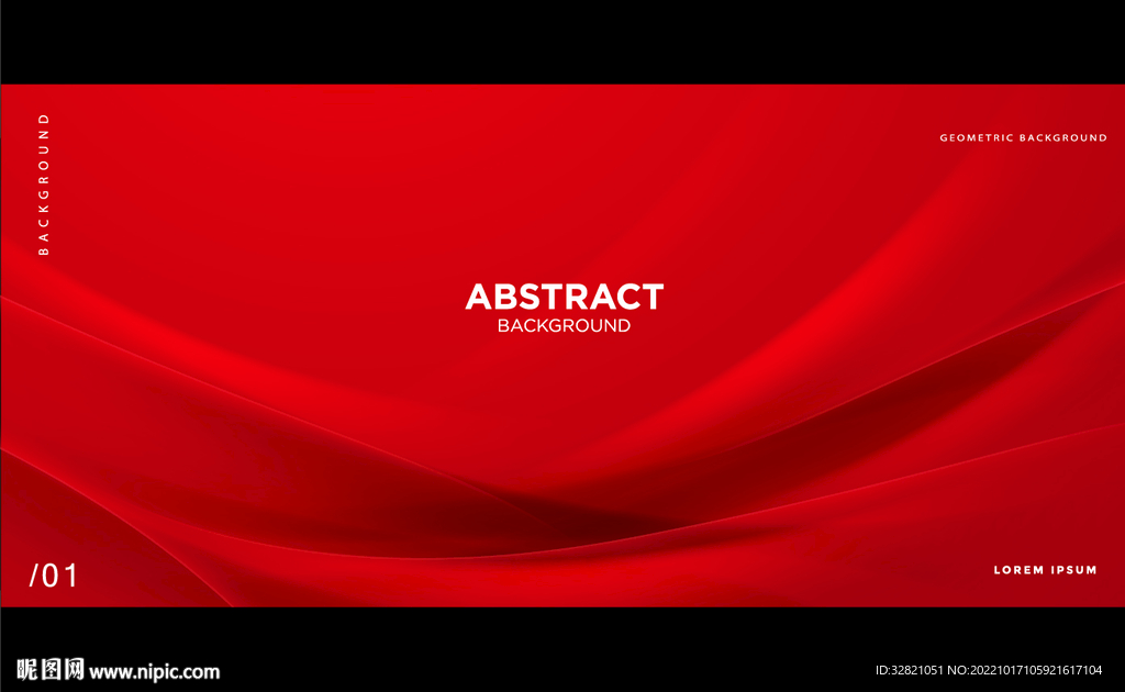 红色背景