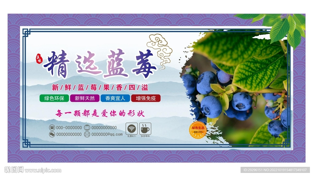 蓝莓水果