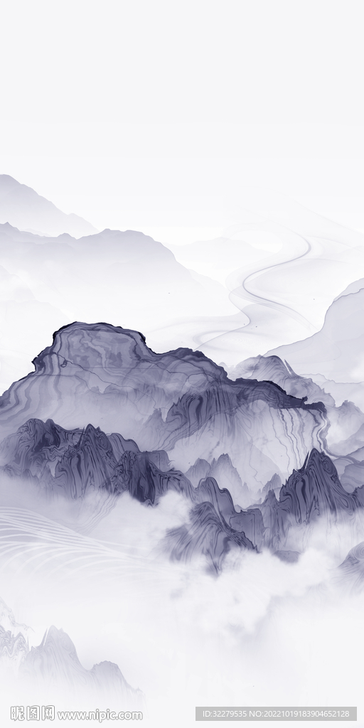 最新 山水最新玄关 Tif分层