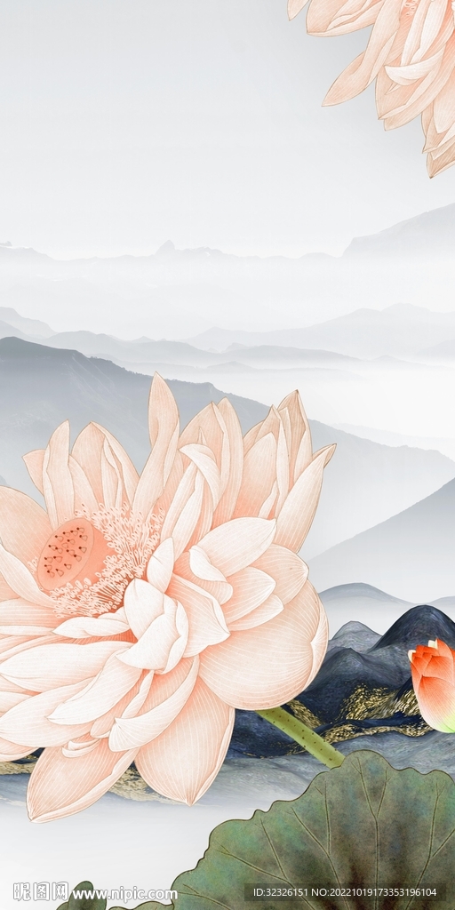 大气 高雅山水玄关 TIf分层