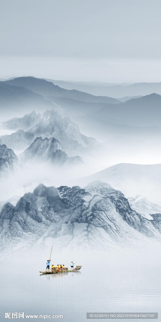 爆款 最新山水玄关 TIf分层