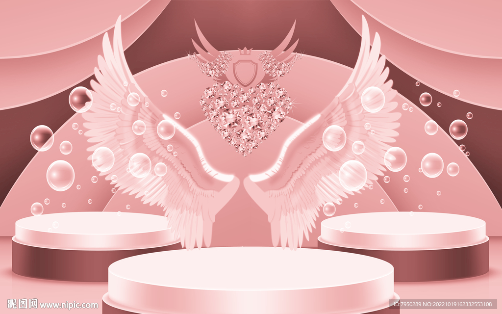 网红直播打卡背景墙