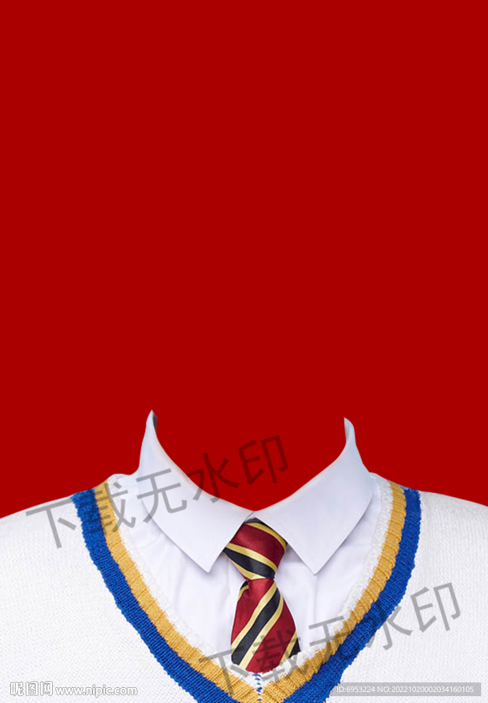 男生jk证件照模板