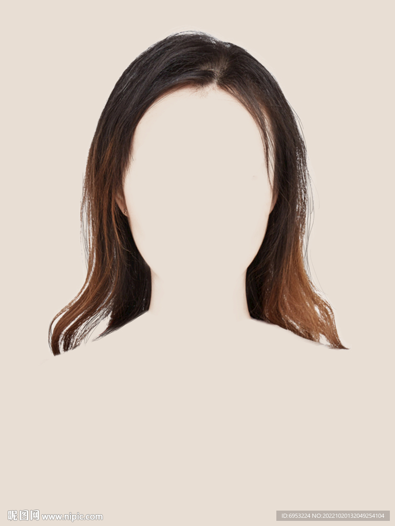女生披肩长发