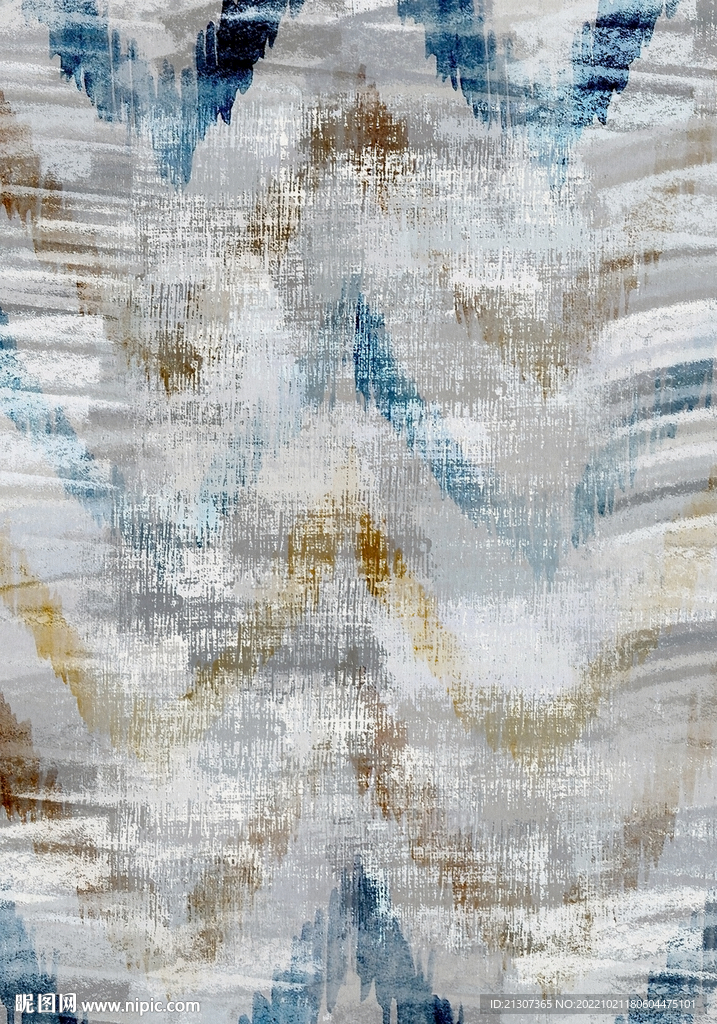 灰色抽象地毯