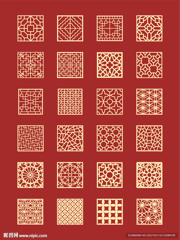 中国风传统花纹