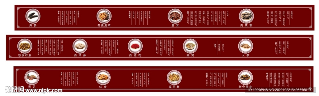 中草药灯箱展板