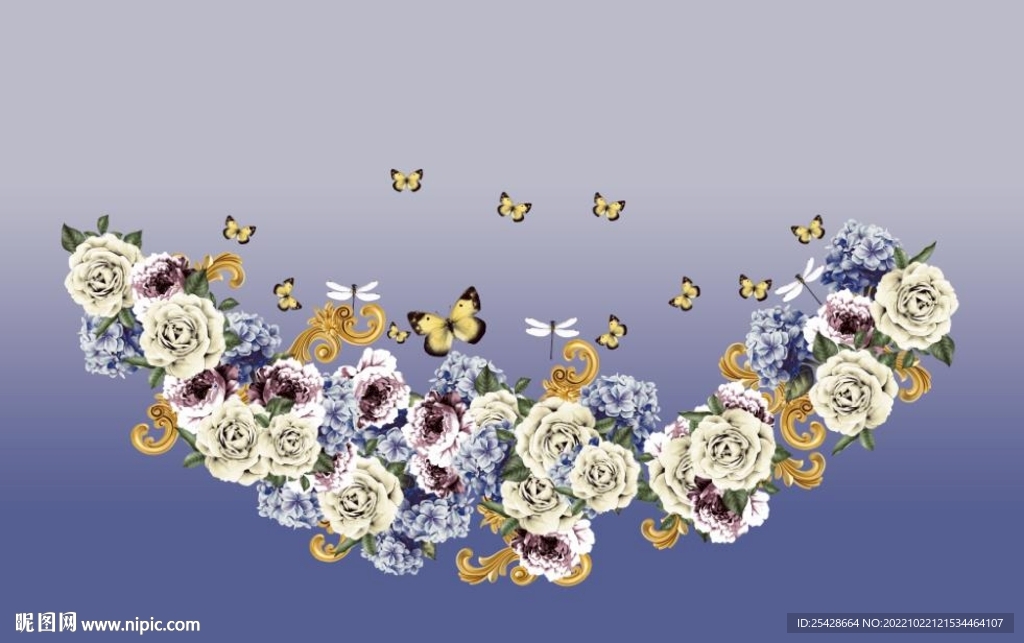 定位花
