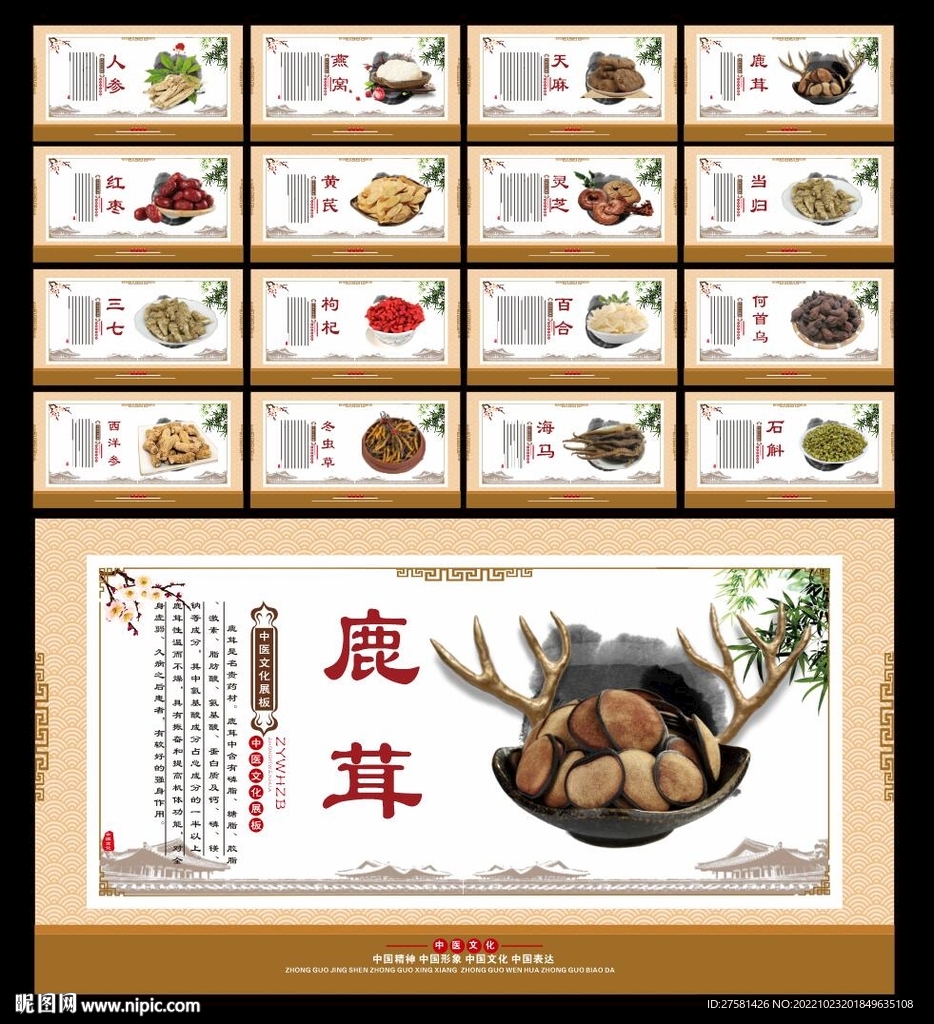 中药展板