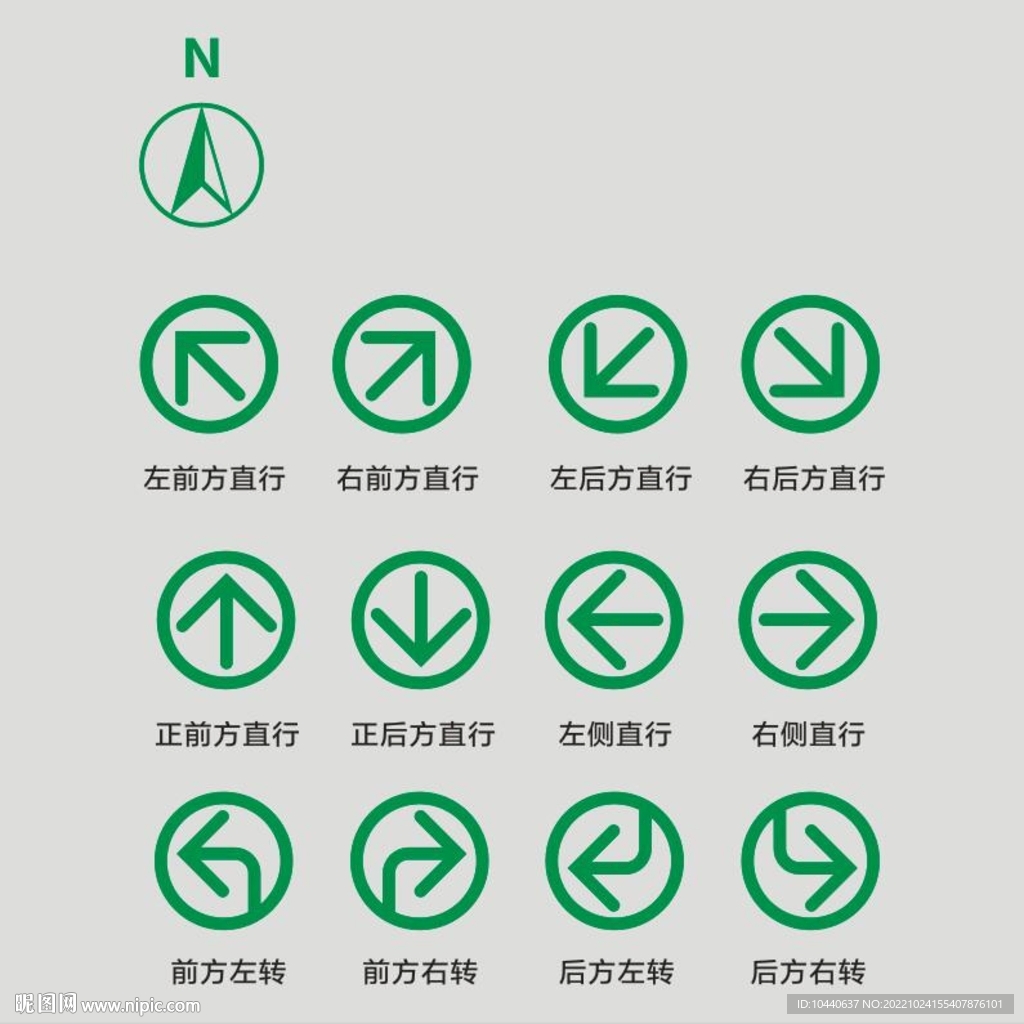 箭头方向