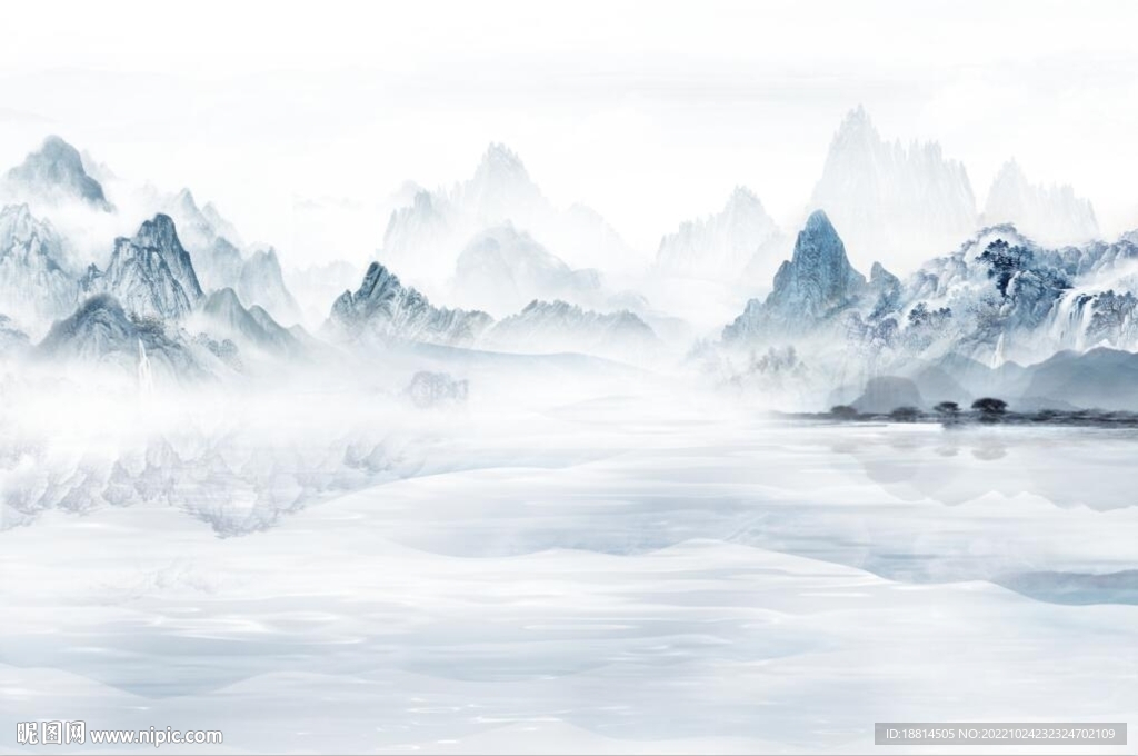 山水背景墙