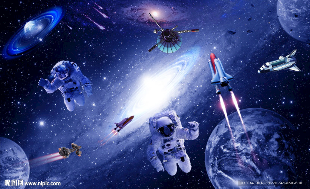 太空宇宙星球宇航员