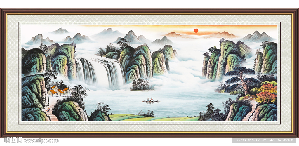 新中式山水画