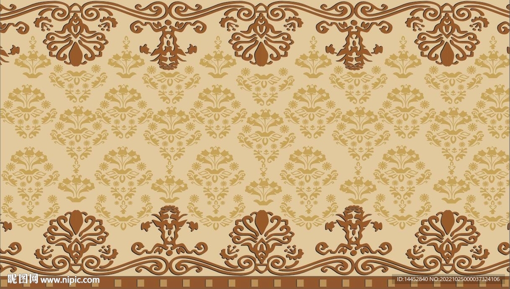 欧式花纹墙纸