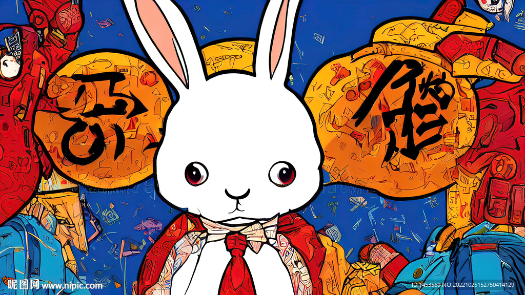 2023卡通兔子