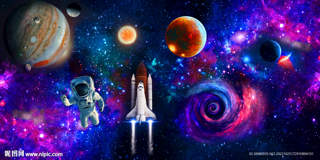 星空宇宙宇航员