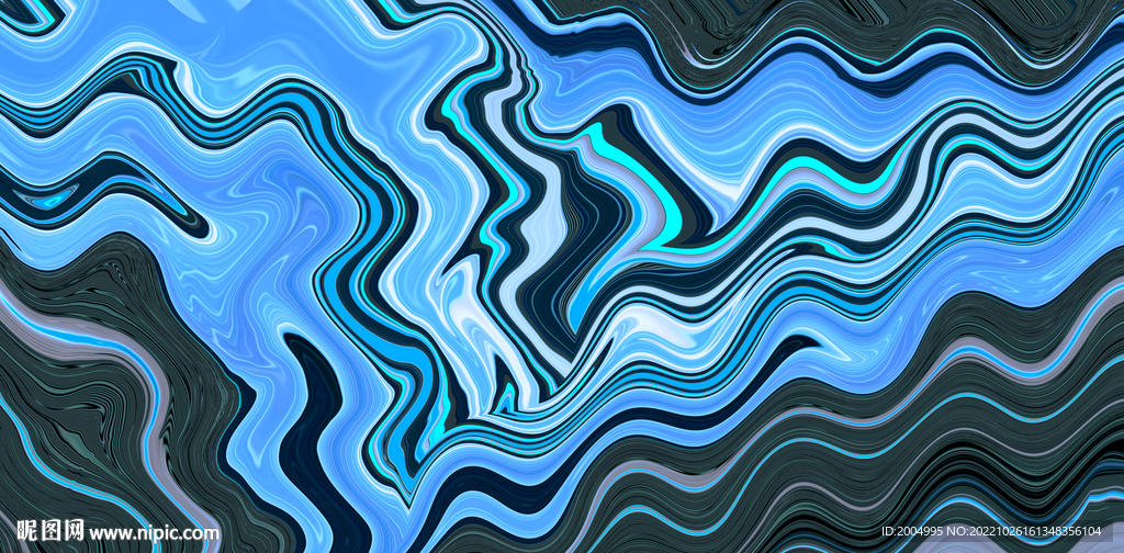 抽象蓝色大理石纹