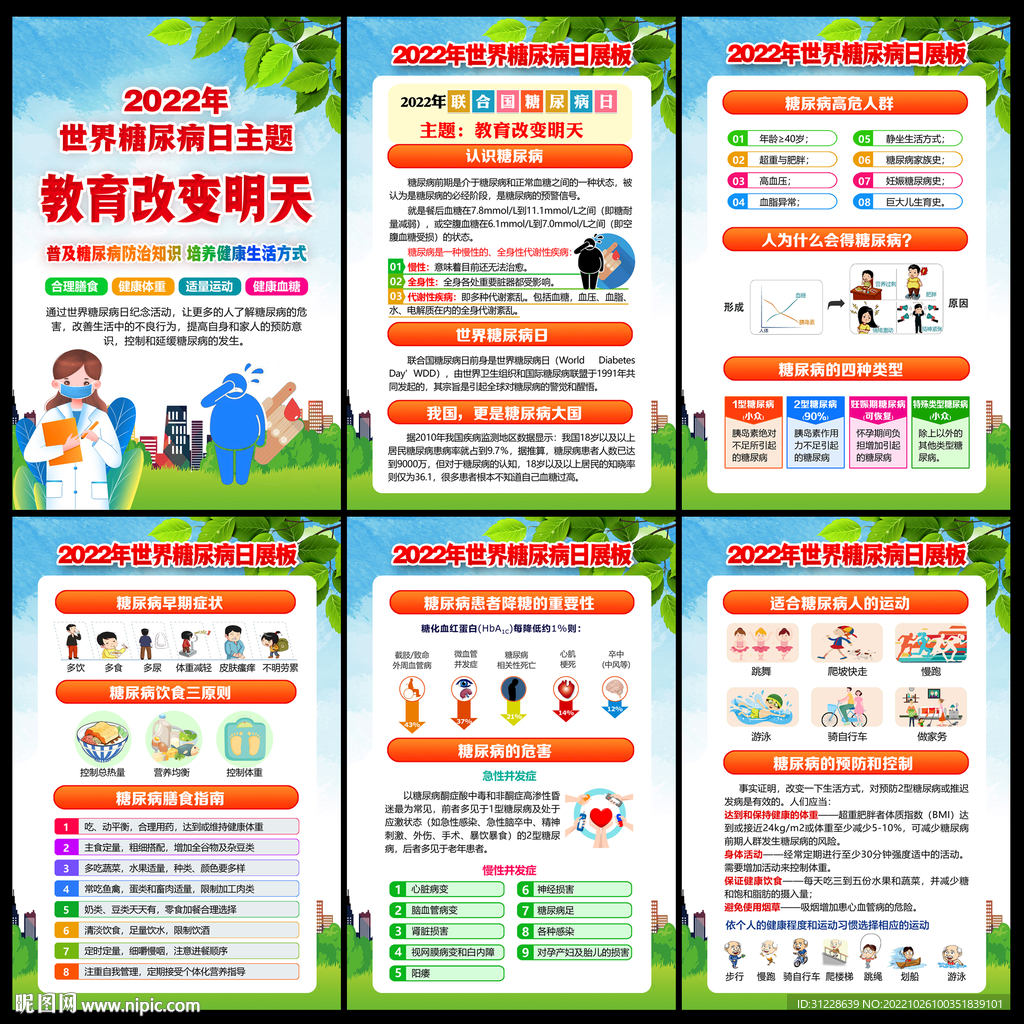 糖尿病健康教育宣传栏