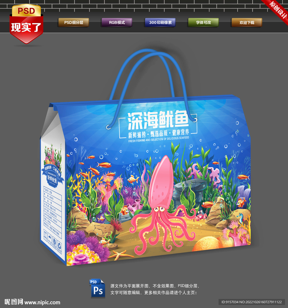 鱿鱼包装