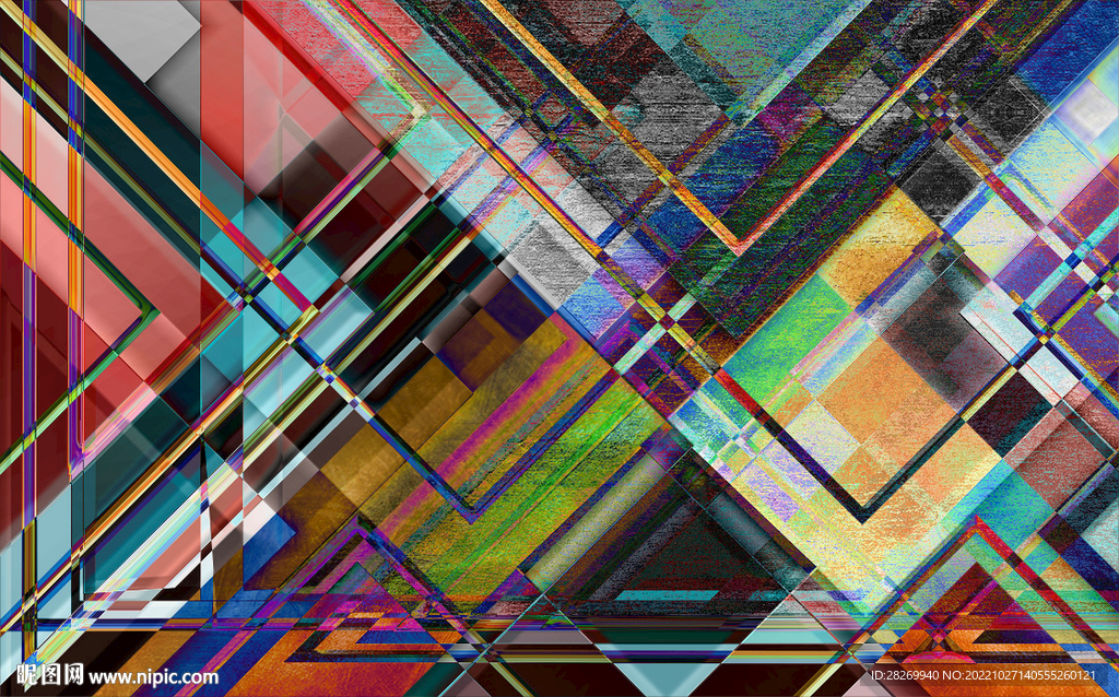 几何装饰画 