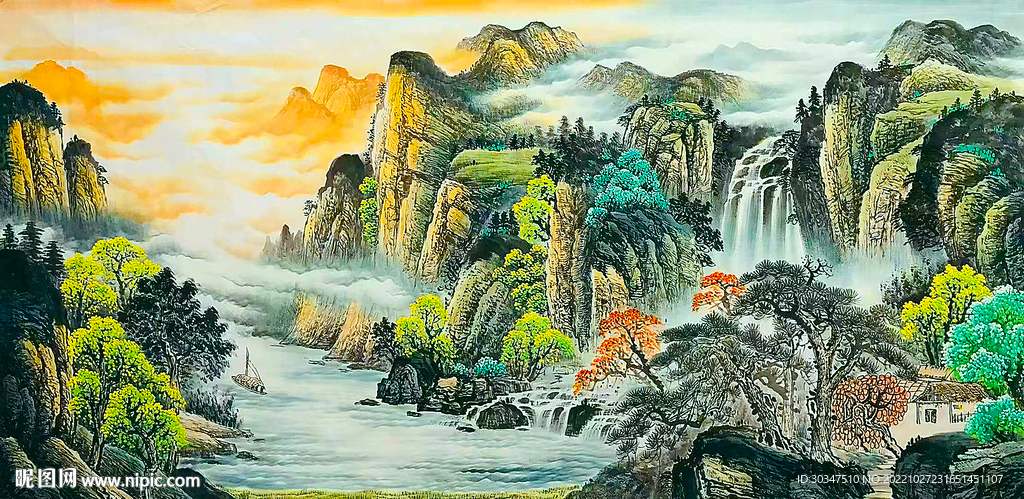 山水画