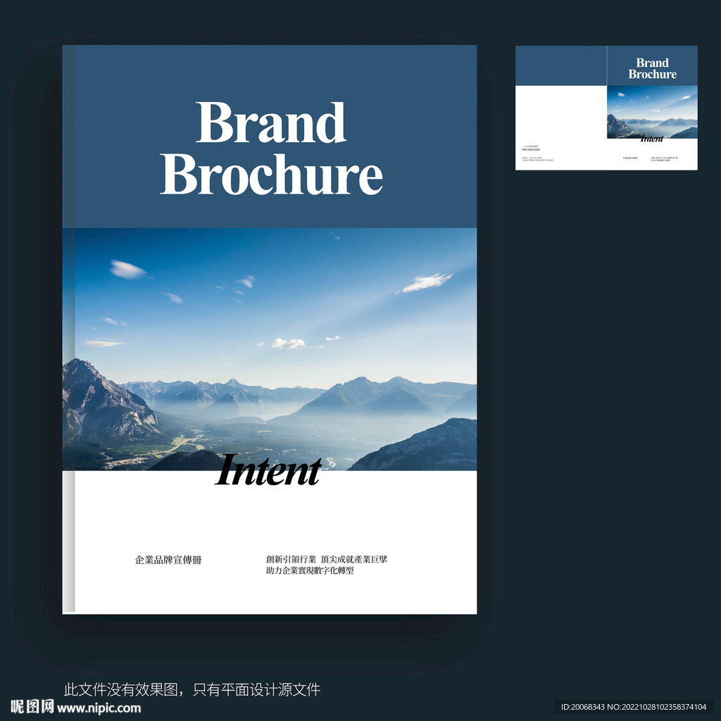 山水品牌画册封面