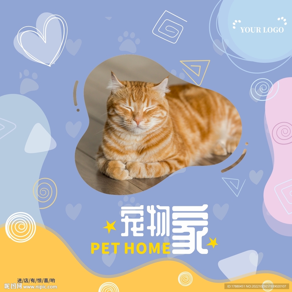 宠物店宣传海报