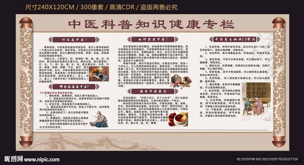 中医科普知识健康专栏