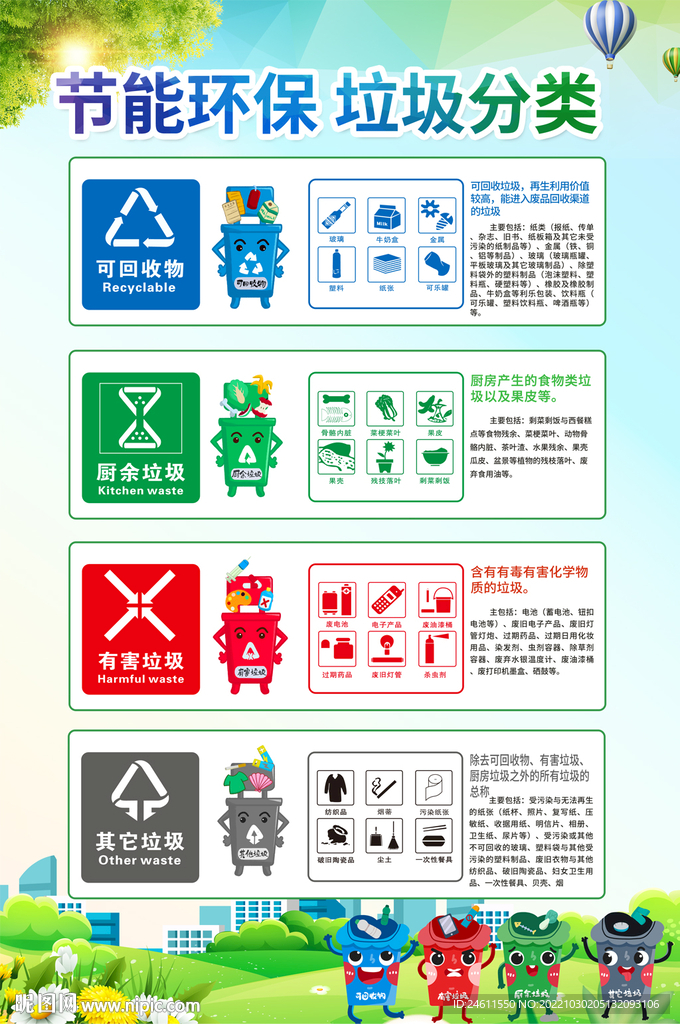 垃圾分类海报