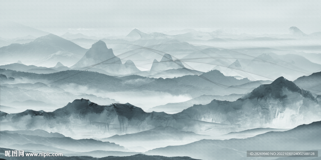 水墨山水 
