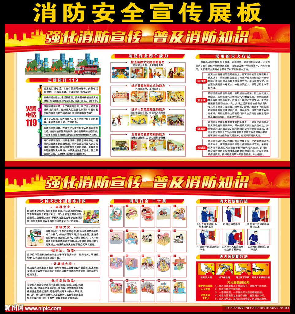 消防宣传展板