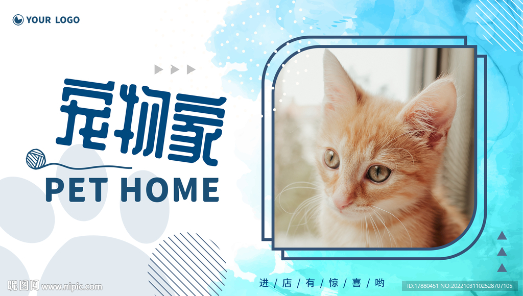 宠物店宣传海报