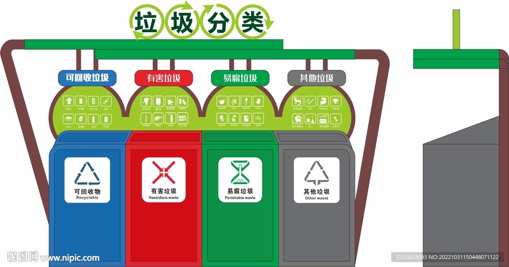社区垃圾桶