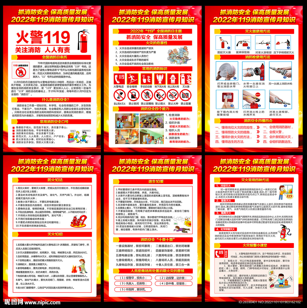 2021年119消防宣传月知识