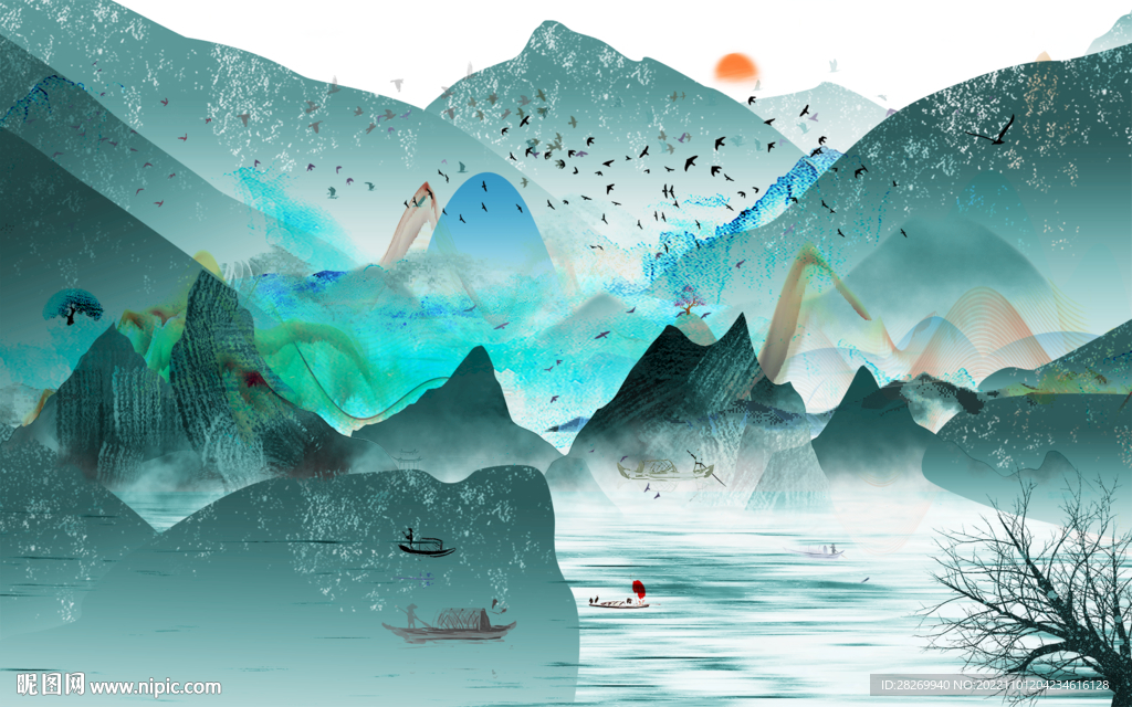 山水画 