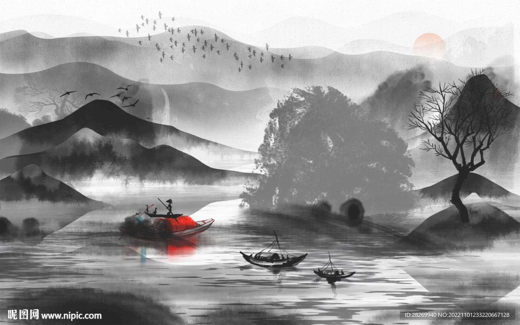 山水画