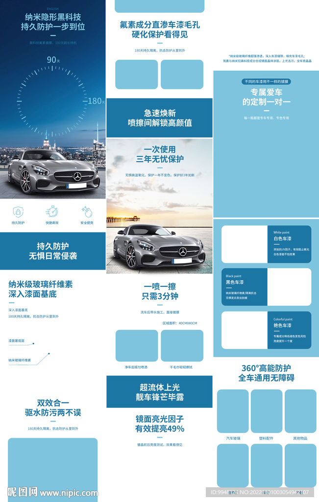 汽车镀膜剂宝贝详情页产品描述