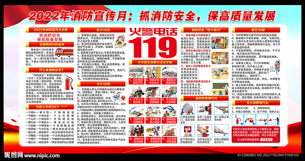 消防展板