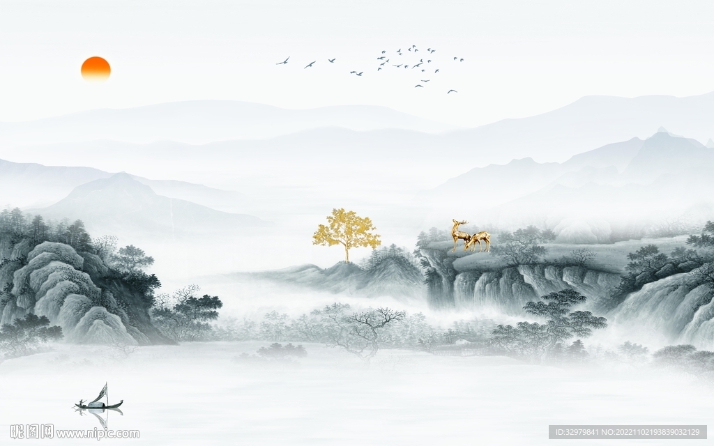 大气  新品高端山水 tif分