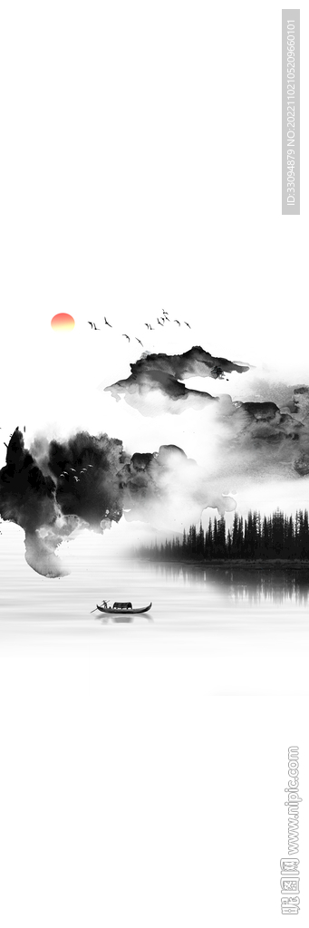 高清分层透明底平开门打印图