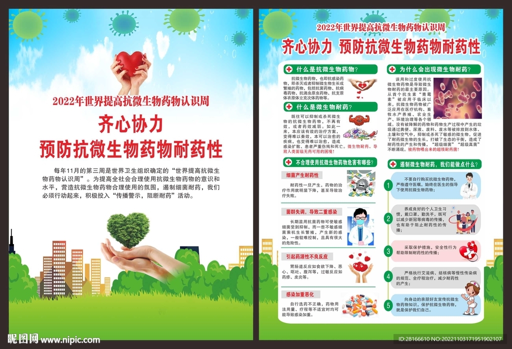 提高抗微生物药物认识周单页