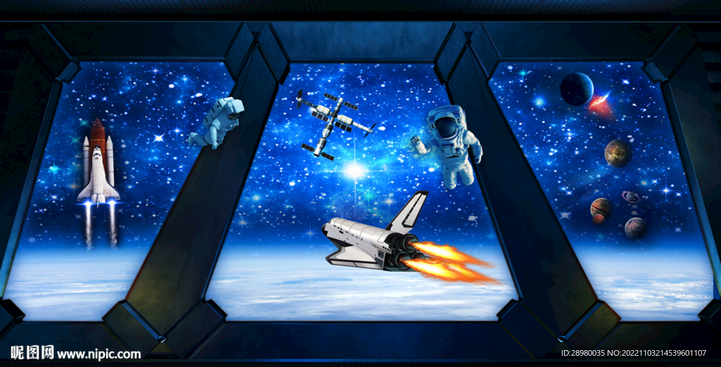 空间站宇宙飞船