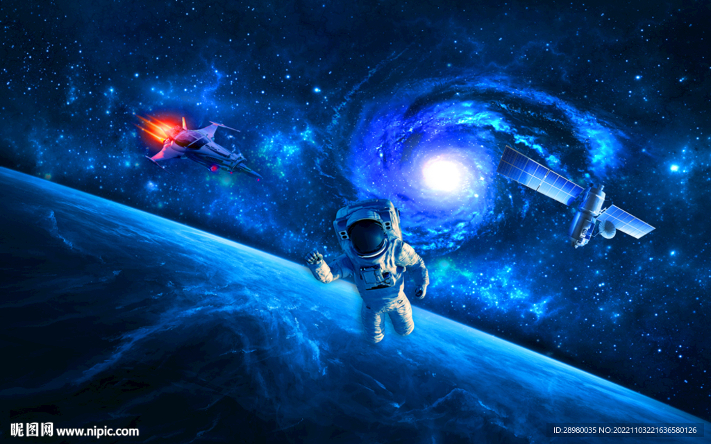 太空宇宙星球宇航员