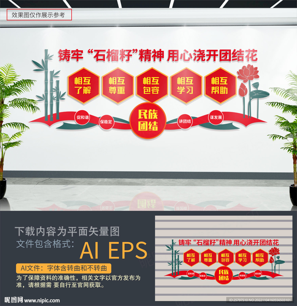 民族团结文化墙