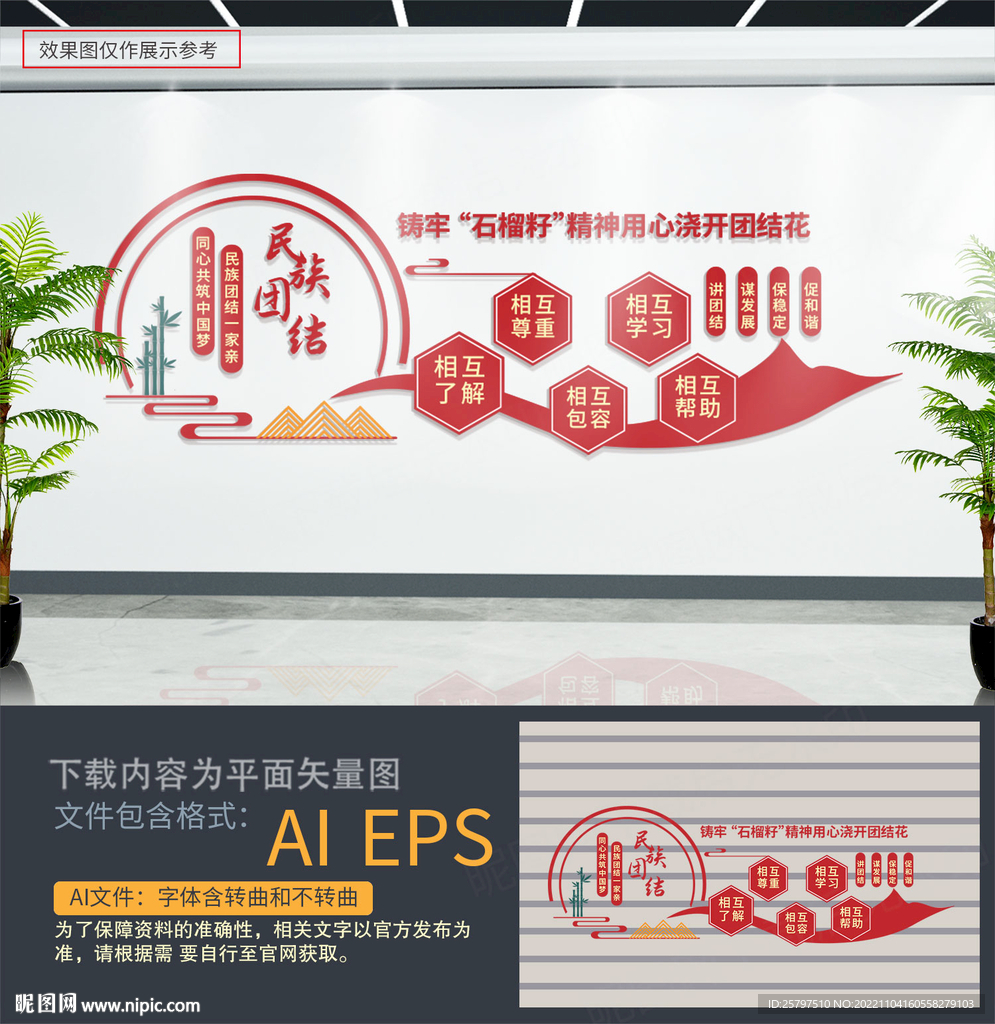 民族团结文化墙