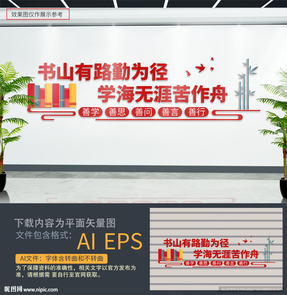 学校阅读文化墙