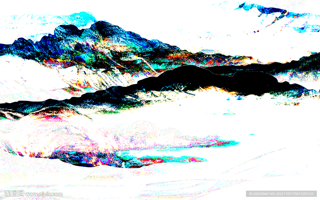 水墨山水画