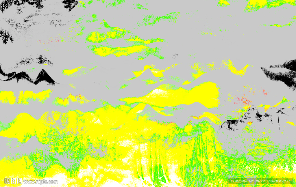 水墨山水画