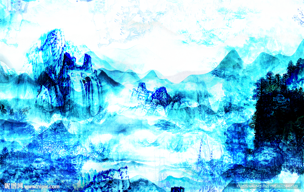 山水 